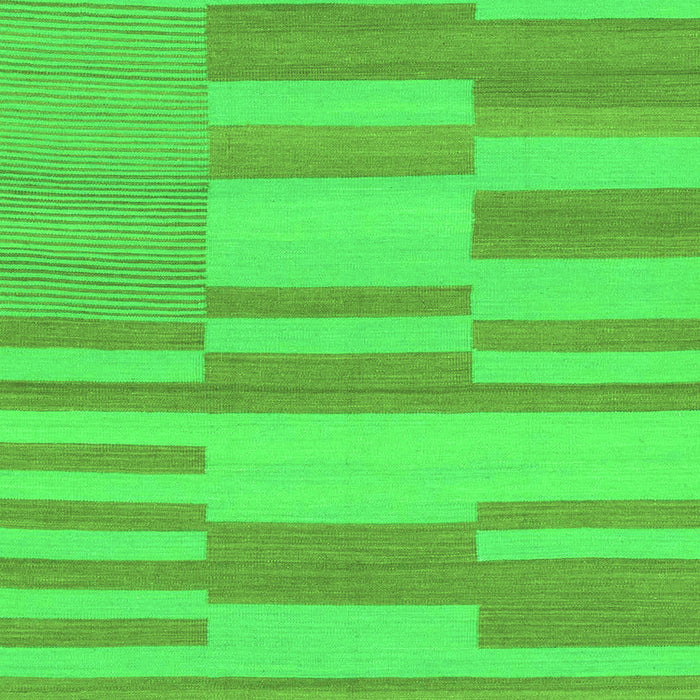 Machine Washable Abstract Green Modern Area Rugs, wshabs1915grn