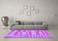 Machine Washable Abstract Purple Modern Rug, wshabs1915pur