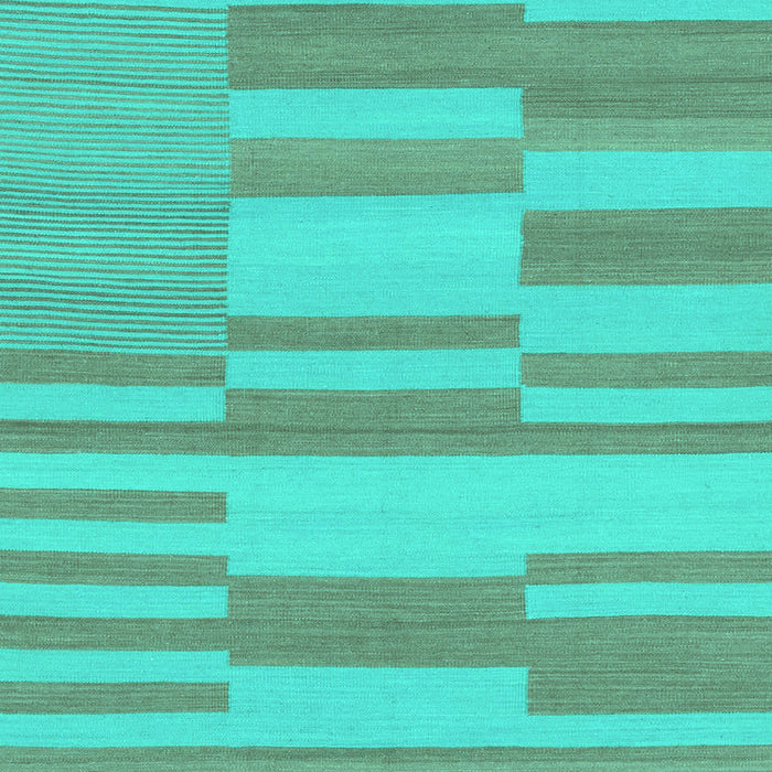 Machine Washable Abstract Turquoise Modern Area Rugs, wshabs1915turq