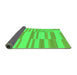 Sideview of Abstract Green Modern Rug, abs1915grn