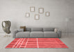 Modern Red Washable Rugs