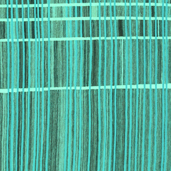 Machine Washable Abstract Turquoise Modern Area Rugs, wshabs1916turq