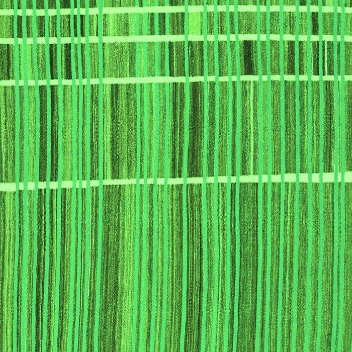 Machine Washable Abstract Green Modern Area Rugs, wshabs1916grn