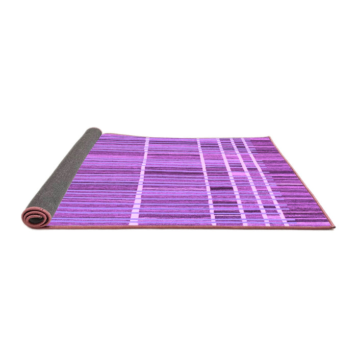 Sideview of Abstract Purple Modern Rug, abs1916pur