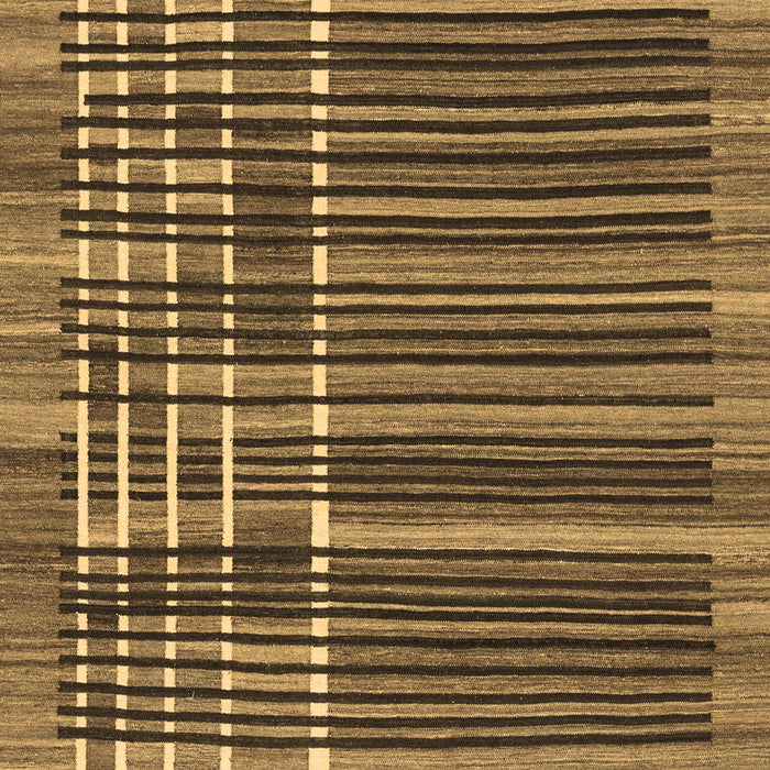 Square Machine Washable Abstract Brown Modern Rug, wshabs1917brn