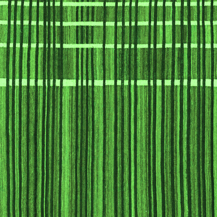 Machine Washable Abstract Green Modern Area Rugs, wshabs1917grn