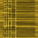 Square Machine Washable Abstract Yellow Modern Rug, wshabs1917yw