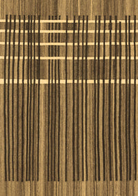 Abstract Brown Modern Rug, abs1917brn