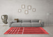 Modern Red Washable Rugs