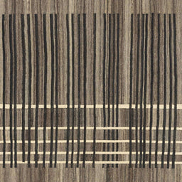 Square Machine Washable Abstract Brown Rug, wshabs1917