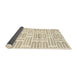 Sideview of Abstract Vanilla Gold Solid Rug, abs1918