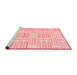 Modern Red Washable Rugs