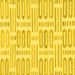 Square Machine Washable Solid Yellow Modern Rug, wshabs1918yw