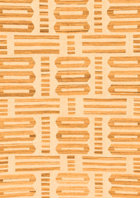 Solid Orange Modern Rug, abs1918org