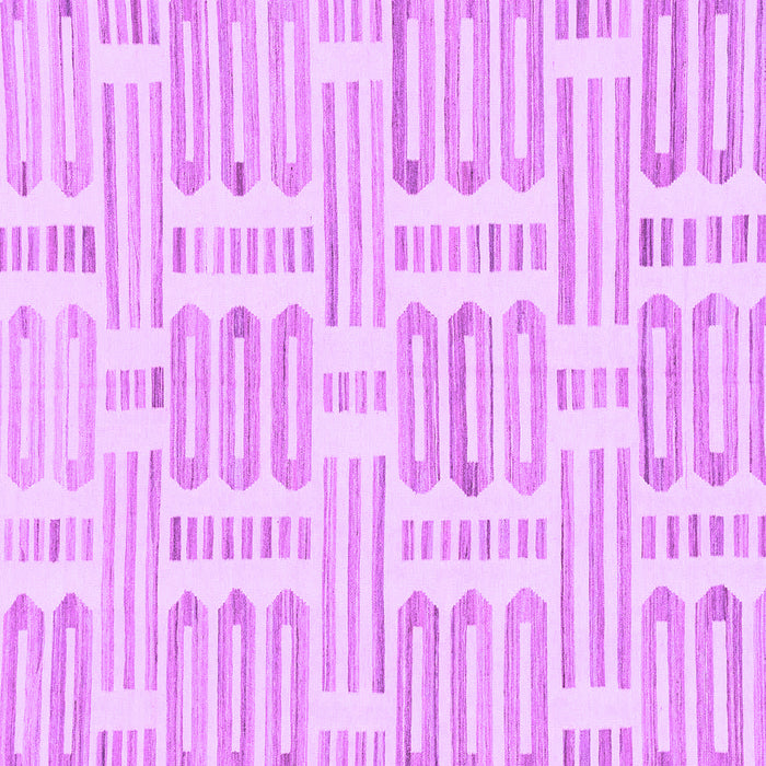 Square Machine Washable Solid Purple Modern Area Rugs, wshabs1918pur