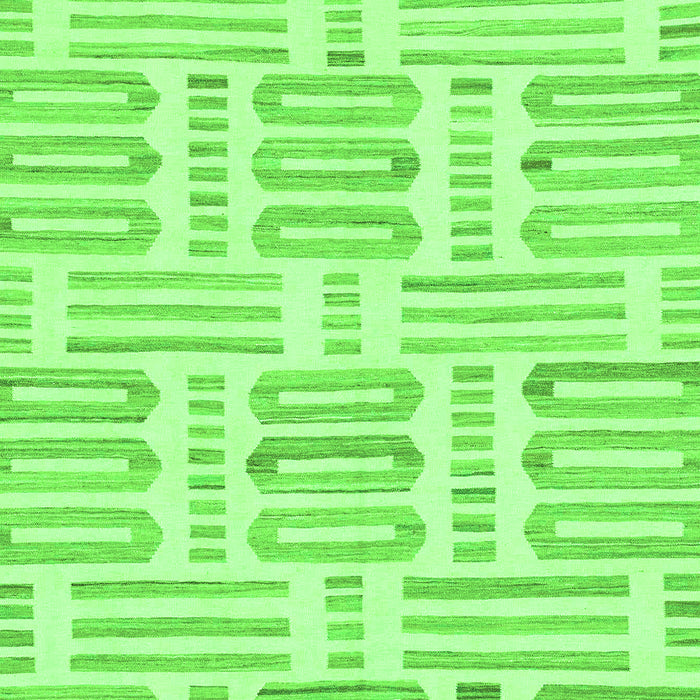 Machine Washable Solid Green Modern Area Rugs, wshabs1918grn