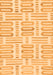 Machine Washable Solid Orange Modern Area Rugs, wshabs1918org