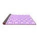 Sideview of Solid Purple Modern Rug, abs1919pur