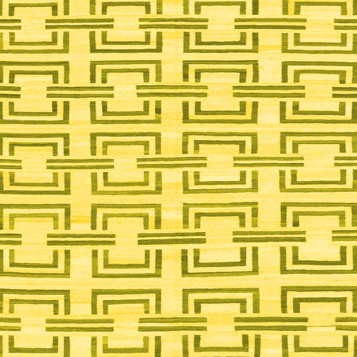 Solid Yellow Modern Rug, abs1919yw