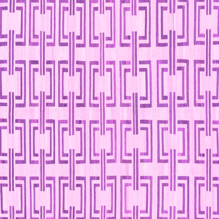 Square Machine Washable Solid Pink Modern Rug, wshabs1919pnk