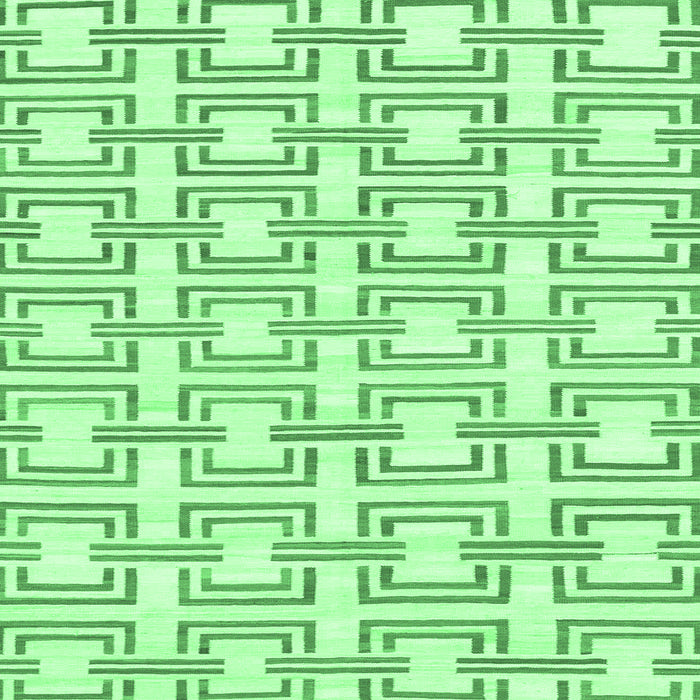 Square Solid Emerald Green Modern Rug, abs1919emgrn