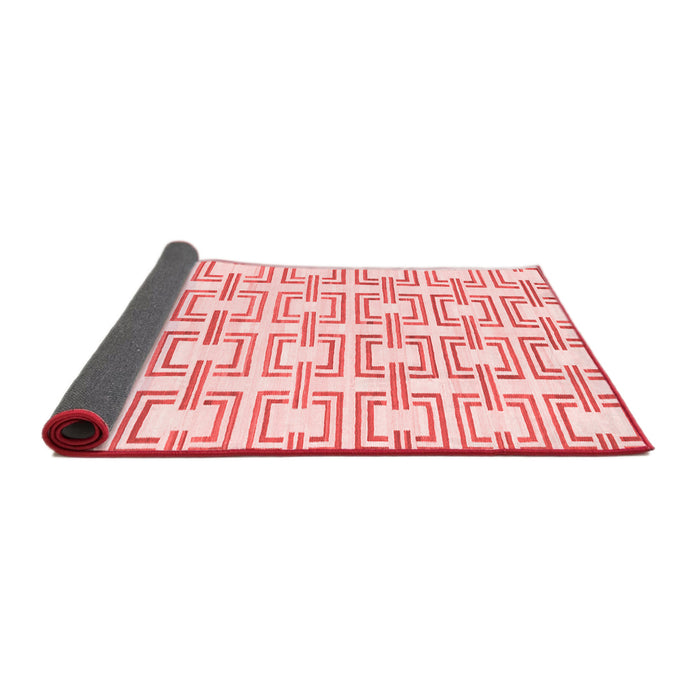 Solid Red Modern Area Rugs