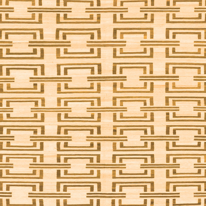 Square Solid Orange Modern Rug, abs1919org