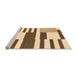 Sideview of Machine Washable Abstract Orange Modern Area Rugs, wshabs1920org