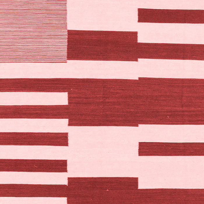 Abstract Red Modern Area Rugs