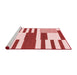 Modern Red Washable Rugs