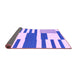 Sideview of Abstract Purple Modern Rug, abs1920pur