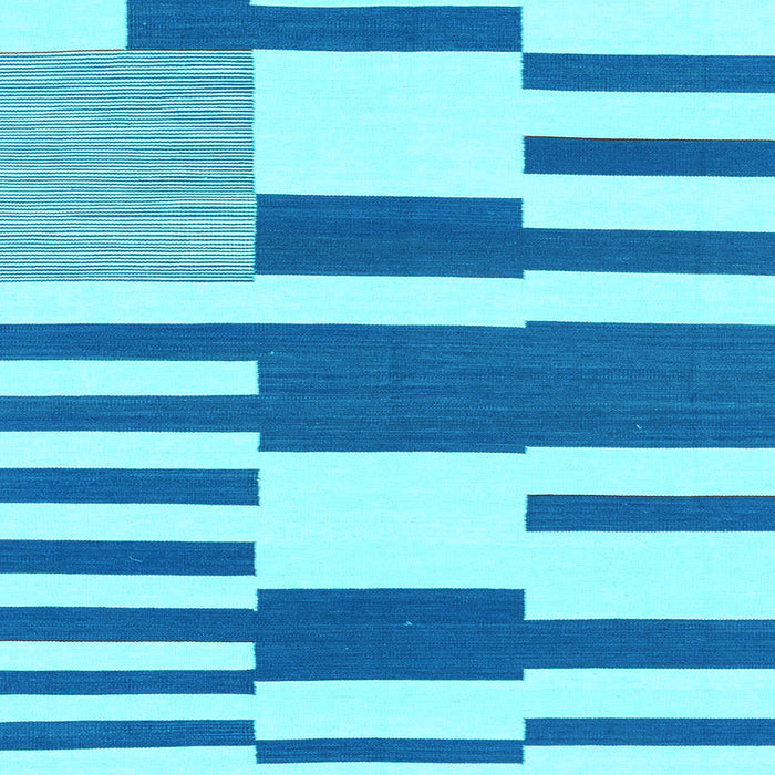 Square Machine Washable Abstract Light Blue Modern Rug, wshabs1920lblu