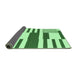 Sideview of Abstract Emerald Green Modern Rug, abs1920emgrn