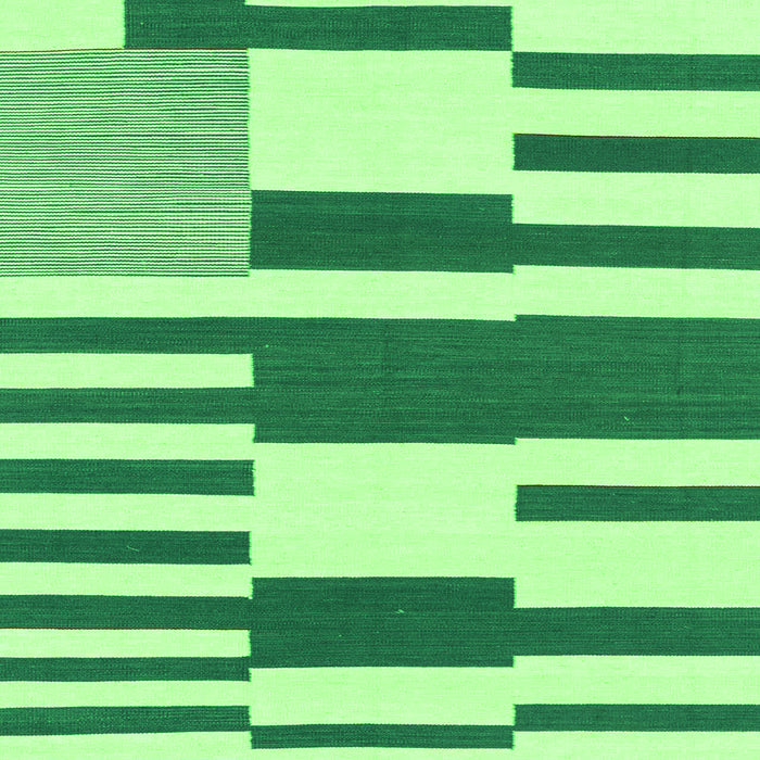 Square Abstract Green Modern Rug, abs1920grn