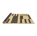 Sideview of Abstract Brown Modern Rug, abs1920brn