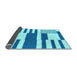 Sideview of Abstract Light Blue Modern Rug, abs1920lblu