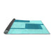 Sideview of Solid Light Blue Modern Rug, abs1921lblu