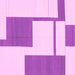 Square Machine Washable Solid Pink Modern Rug, wshabs1921pnk