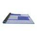 Sideview of Solid Blue Modern Rug, abs1921blu