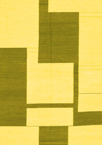 Solid Yellow Modern Rug, abs1921yw