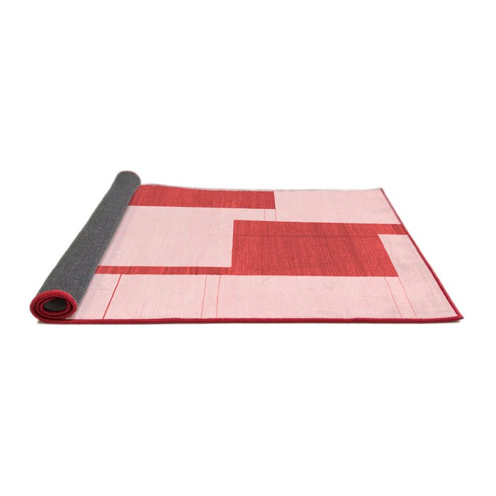Solid Red Modern Area Rugs