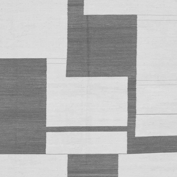 Square Solid Gray Modern Rug, abs1921gry