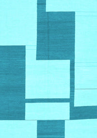 Solid Light Blue Modern Rug, abs1921lblu