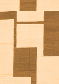 Solid Orange Modern Rug, abs1921org