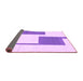 Sideview of Solid Purple Modern Rug, abs1921pur