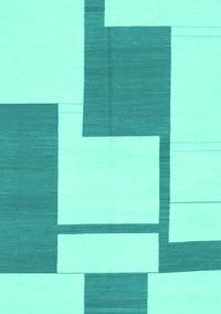 Solid Turquoise Modern Rug, abs1921turq