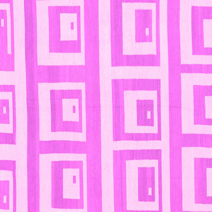 Square Solid Pink Modern Rug, abs1922pnk