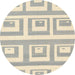 Round Machine Washable Abstract Dark Gray Rug, wshabs1922