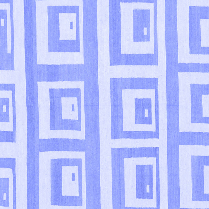 Square Machine Washable Solid Blue Modern Rug, wshabs1922blu