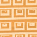 Square Solid Orange Modern Rug, abs1922org